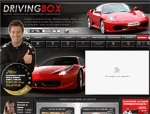 Tablet Screenshot of drivingbox.es