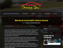 Tablet Screenshot of drivingbox.it